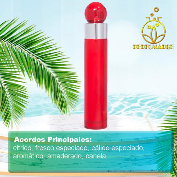 360 Red For Men Perry Ellis 100 ML - Image 3