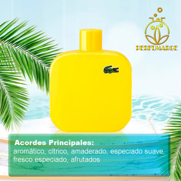 Lacoste L.12.12 Yellow - Lacoste 100 ML - Image 3