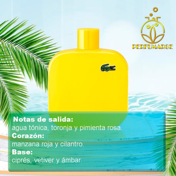 Lacoste L.12.12 Yellow - Lacoste 100 ML - Image 4